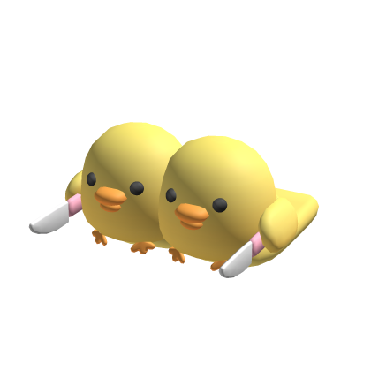 ♡ knife duck slippers thumbnail