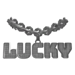 (CODE: SLC5) Silver "LUCKY" Chain