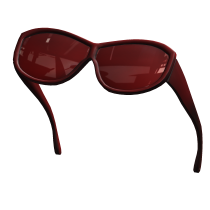 Red Sassy Oversized Raised Sunglasses Roblox item