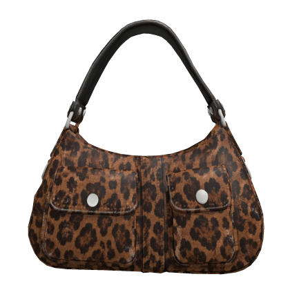 Wild Leopard Cargo Shoulder Bag