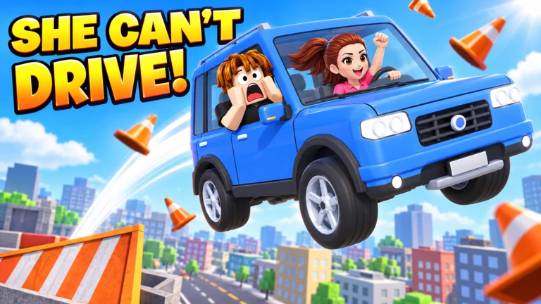 Teach Your Sister How To Drive on Roblox, screenshot 2