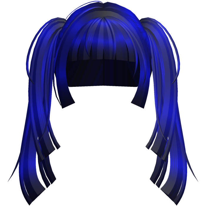 blunt scene hot blue bright decora pigtails hime 