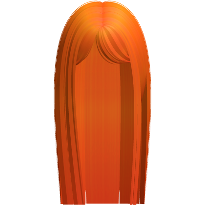 Sleek Popular Long Straight Hair (Orange)