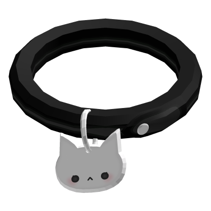 ♡ black cat collar