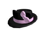 Kitty Fedora Black