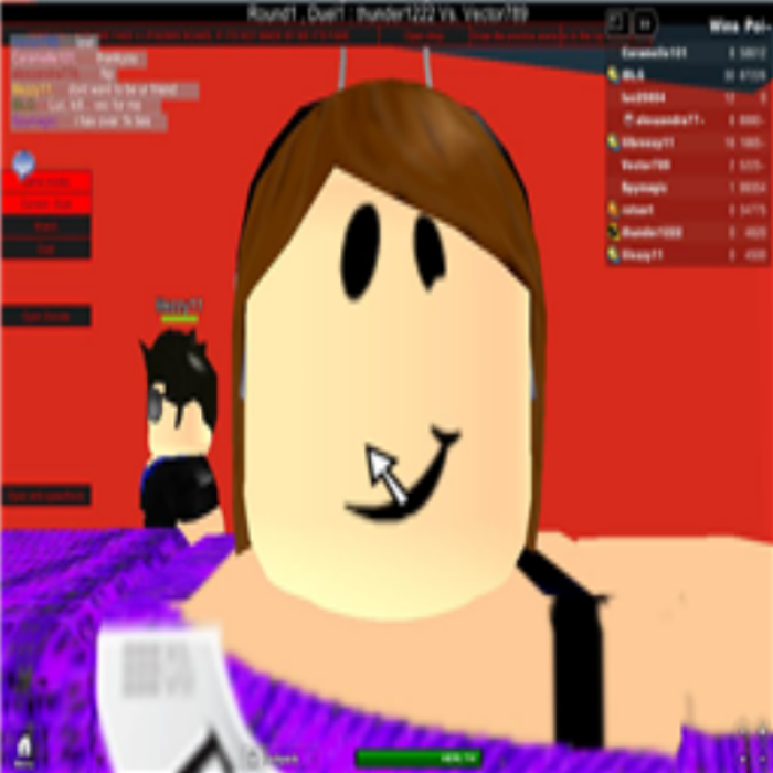 Creepy picture of Caramelle101. Roblox decal
