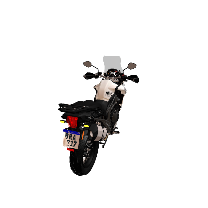 Tiger 1200 com placa torta