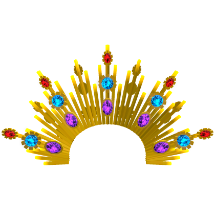 Gold Sunburst Sunray Radiant Celestial Halo Crown