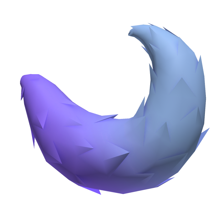 Fluffy Twilight Fox Tail