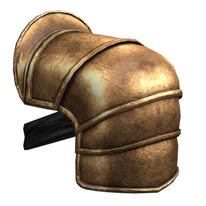 Gold Medieval Knight Pauldron - Left Roblox item