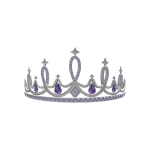 Twinkle Purple Diamond Tiara