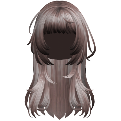 Rose Pink Heatwave Crosshair Punk Flowy Girl Hair