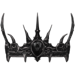 (In Group Store) Goth Spiked Spire Darkness Crown