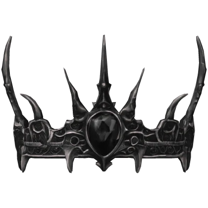 (In Group Store) Goth Spiked Spire Darkness Crown Roblox item render