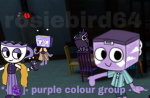 Purple colour group