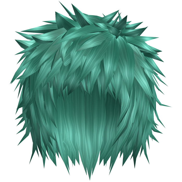 Teal Scene Messy Spiky Emo Boy Hair