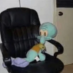 Squidward on a chair icon