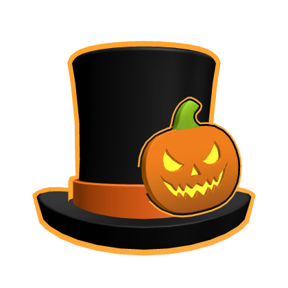 Halloween Pumpkin Top Hat Roblox item
