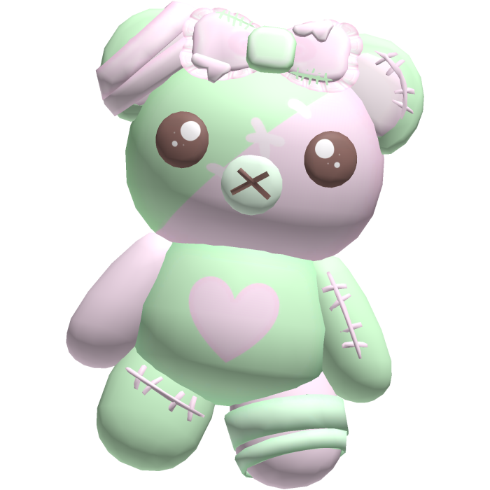 ʚ ︵ cute halloween zombie bear plush !