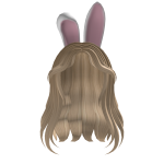Cute Blonde Easter Hair With Bunny Ears