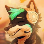 Wolfy the gaming wolf