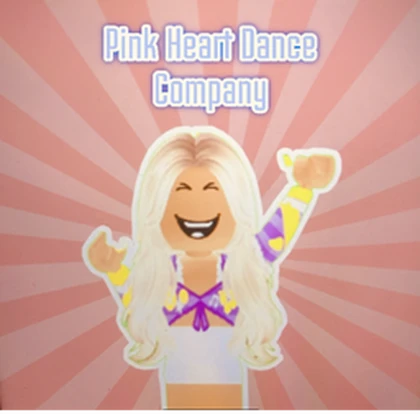 Pink Heart Dance Company Roblox group icon