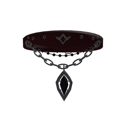Vigil Gothic Choker - Oxblood & Steel