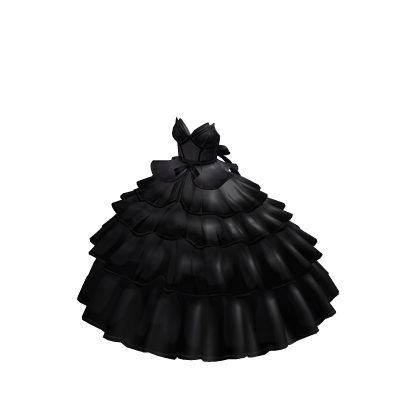 Gothic Black Ball Gown thumbnail
