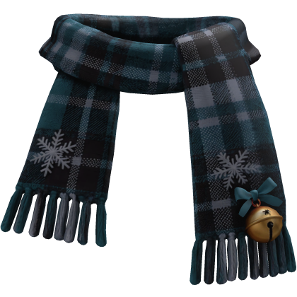 Blue Christmas Plaid Scarf 1.0 Roblox item