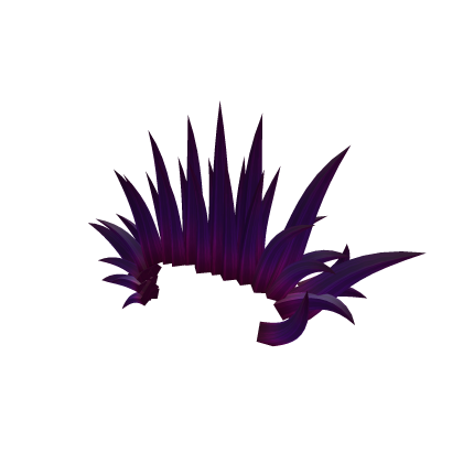 Purple Fade Punk Mohawk w Horns