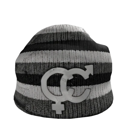 COUNTIN COMMAS CC STRIPED BEANIE Roblox item render