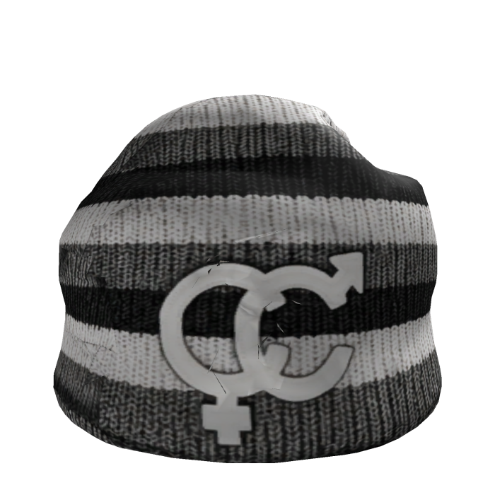 COUNTIN COMMAS CC STRIPED BEANIE