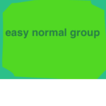 easy normal group