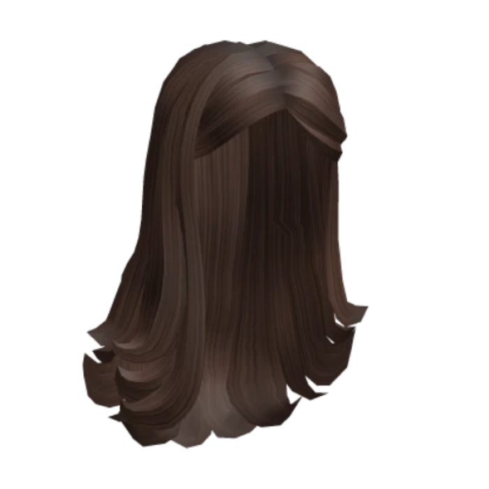 Y2K Popular Girl Hair (Brown) Roblox decal