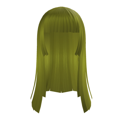Cute Anime Style Yellow Model Hime Hair Roblox item