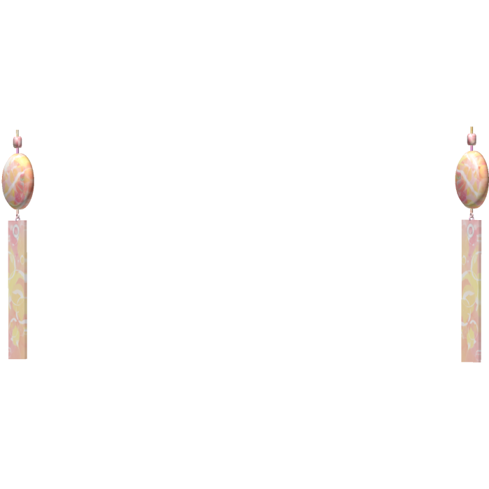 Crystal Orange Earrings