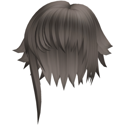 cute messy short hair w side tufts in ash brown