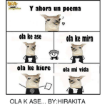 ¿Hola ke ase?