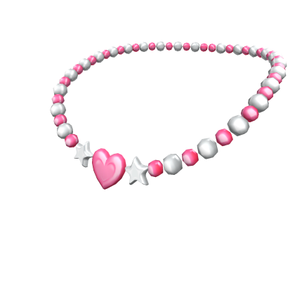 Preppy Pink Heart Charm Necklace (3.0)