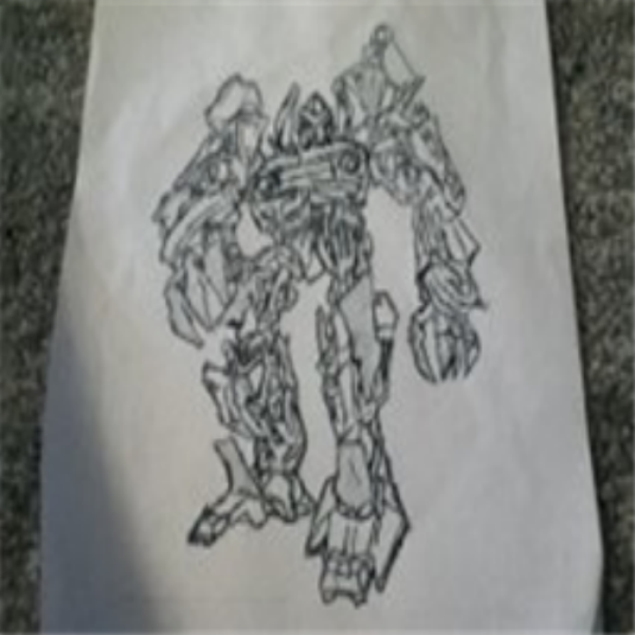 Barricade the Decepticon (My Drawing) Roblox decal