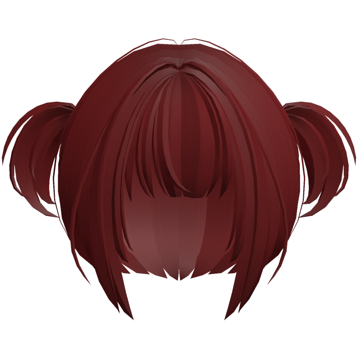 2000s moe anime wispy pigtails high red