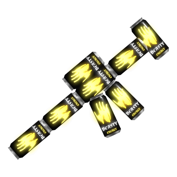[EMISSIVE] Yellow Energy Can Gun