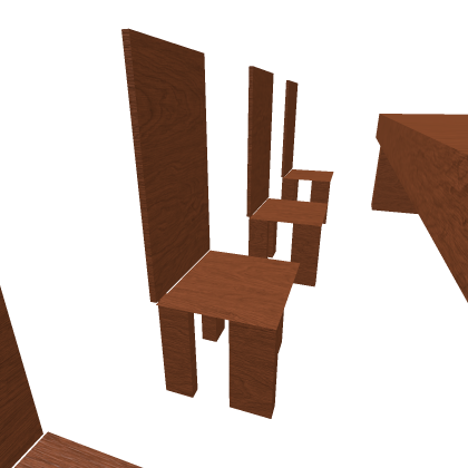 wooden table and seat