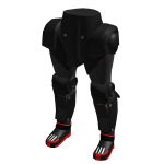 adidas Red and White on Black Mech Legs