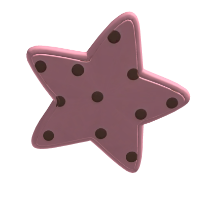 ♡ Cutesy polka dot star clip 
