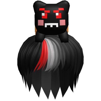 Evil Tac Nayn Plush Black Hair