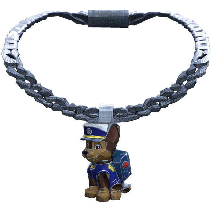 Cutesy Paw Patrol Chase Chain Necklace 1.0