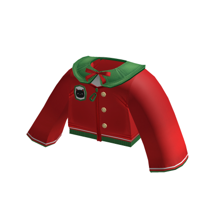 cute christmas buttoned jacket