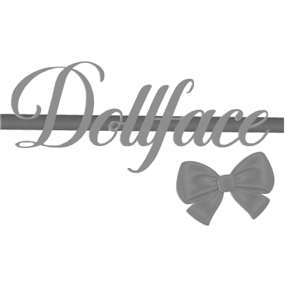 ♡ emo alt dollface hair clip in white