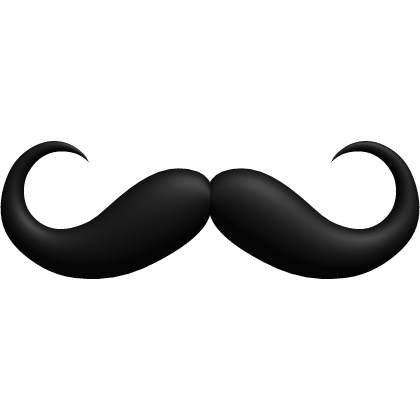 black mustache